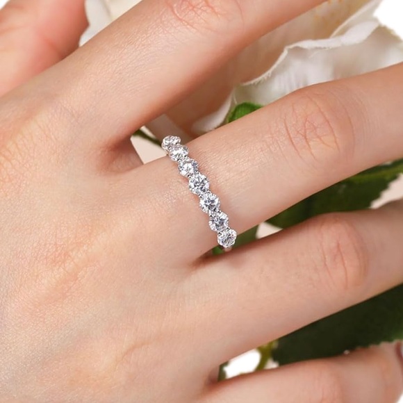 zoeserendipity Jewelry - Moissanite Anniversary Ring